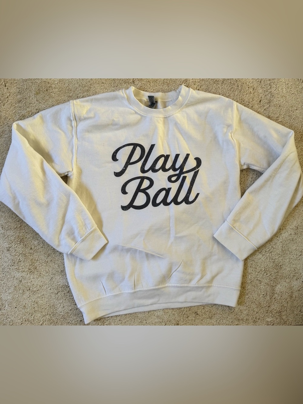 ⚾️ Baseball Play Ball Crewneck Sweatshirt Small ⚾️